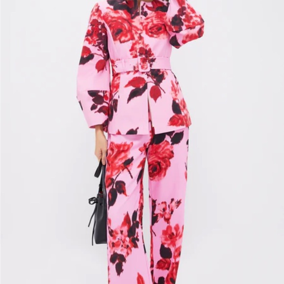 Cerise Blossom Erin pants - Picture 2 of 2